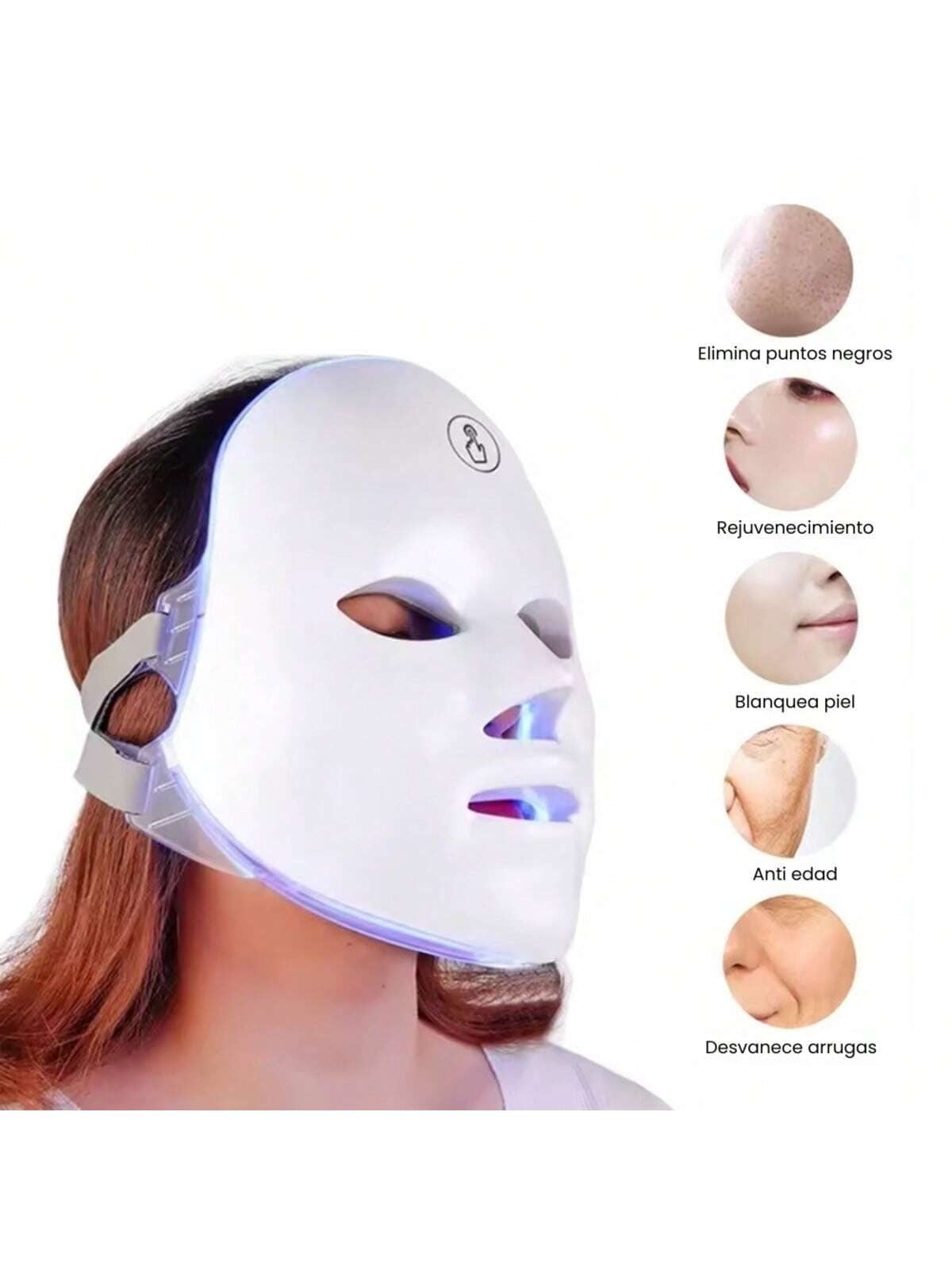 MASCARA LED DE REJUVENECIMIENTO FACIAL