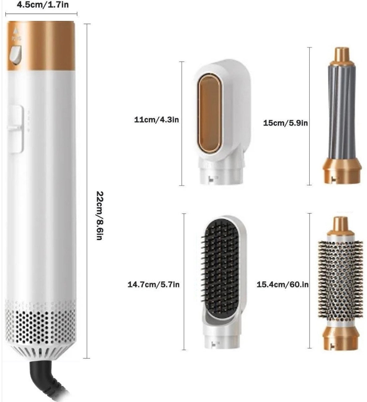 CEPILLO SECADOR 5 EN 1 PROFESIONAL