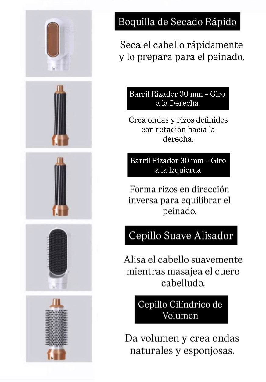 CEPILLO SECADOR 5 EN 1 PROFESIONAL