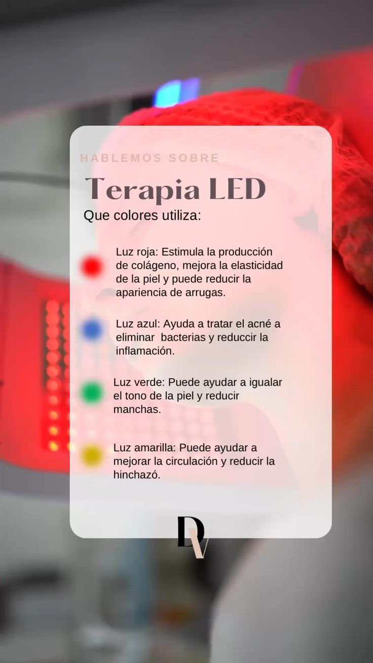 MASCARA LED DE REJUVENECIMIENTO FACIAL